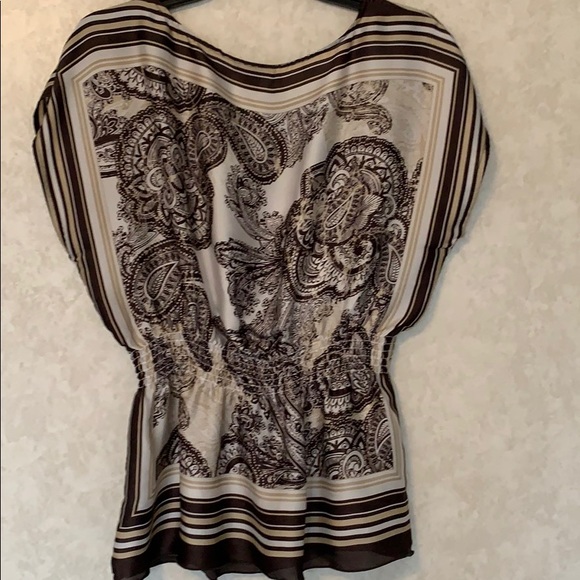 A. Byer paisley top.  Size M - Picture 2 of 8